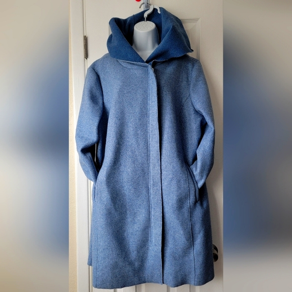Bernardo Jackets & Blazers - BERNARDO FAUX WRAP  HOODED COAT XXL NEW WITHOUT TAGS